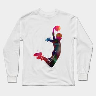 basketball player #basketball #sport Long Sleeve T-Shirt